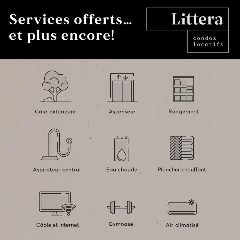 Le Littera - condos locatifs - disponibilité immédiate 5