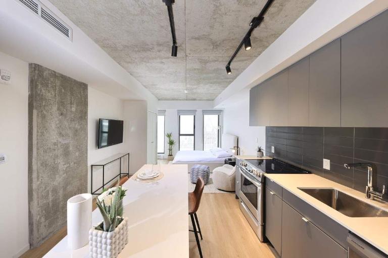 Studio dans un projet locatif moderne à Place Gare Viger 4