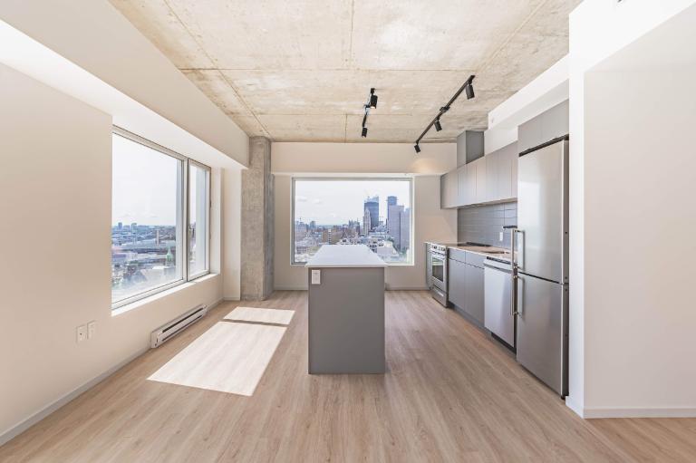 4 1/2 dans un projet locatif moderne à Place Gare Viger 2
