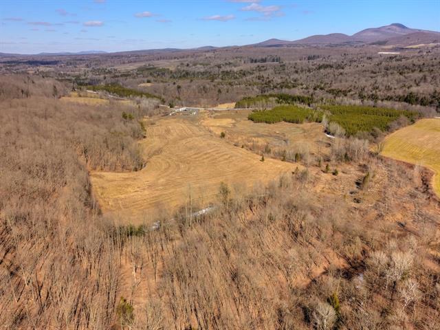 Terre à bois, terre agricole, droit de bâtir une maison, rivière, site exceptionnel, Frelighsburg, Estrie — photo 1
