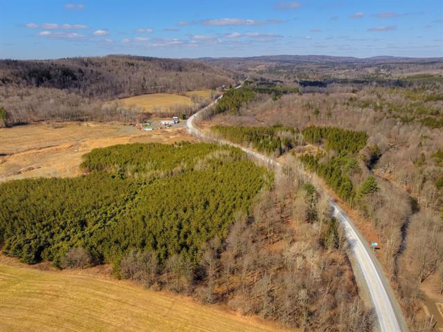 Terre à bois, terre agricole, droit de bâtir une maison, rivière, site exceptionnel, Frelighsburg, Estrie — photo 3