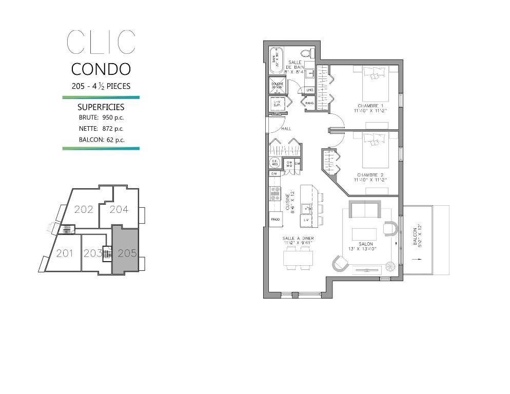 Appartement 4 1/2 4