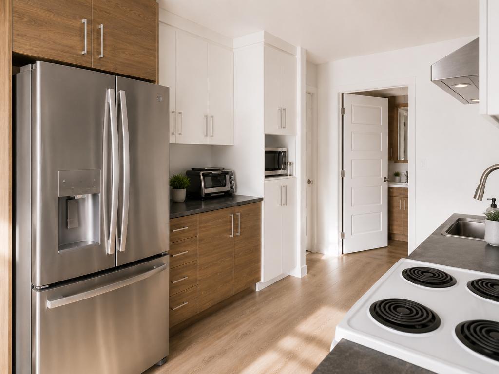 🏡  Grand 4½ lumineux avec plancher chauffant et climatiseur 3