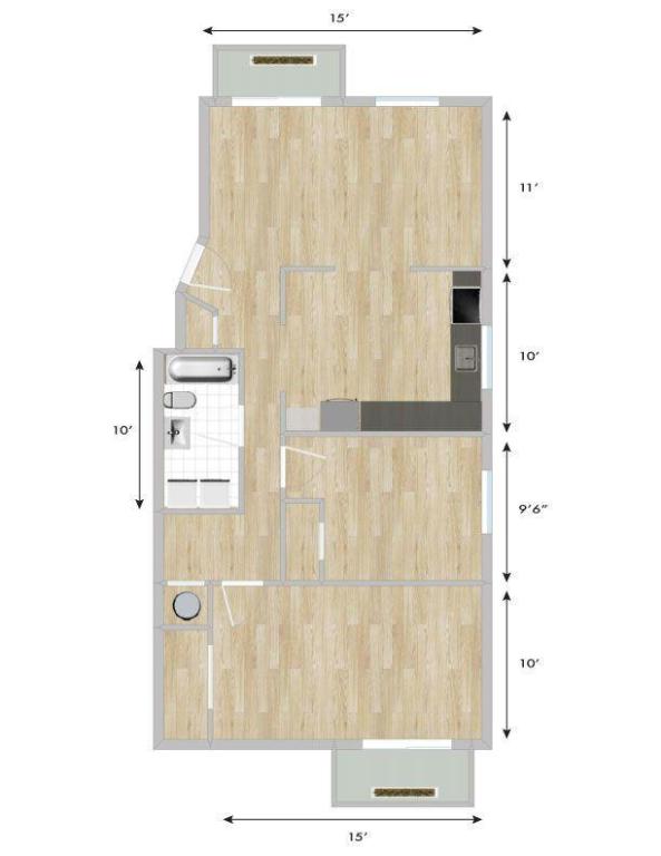 2 CH - 1 SDB - Longueuil - $1,550 /mo 4