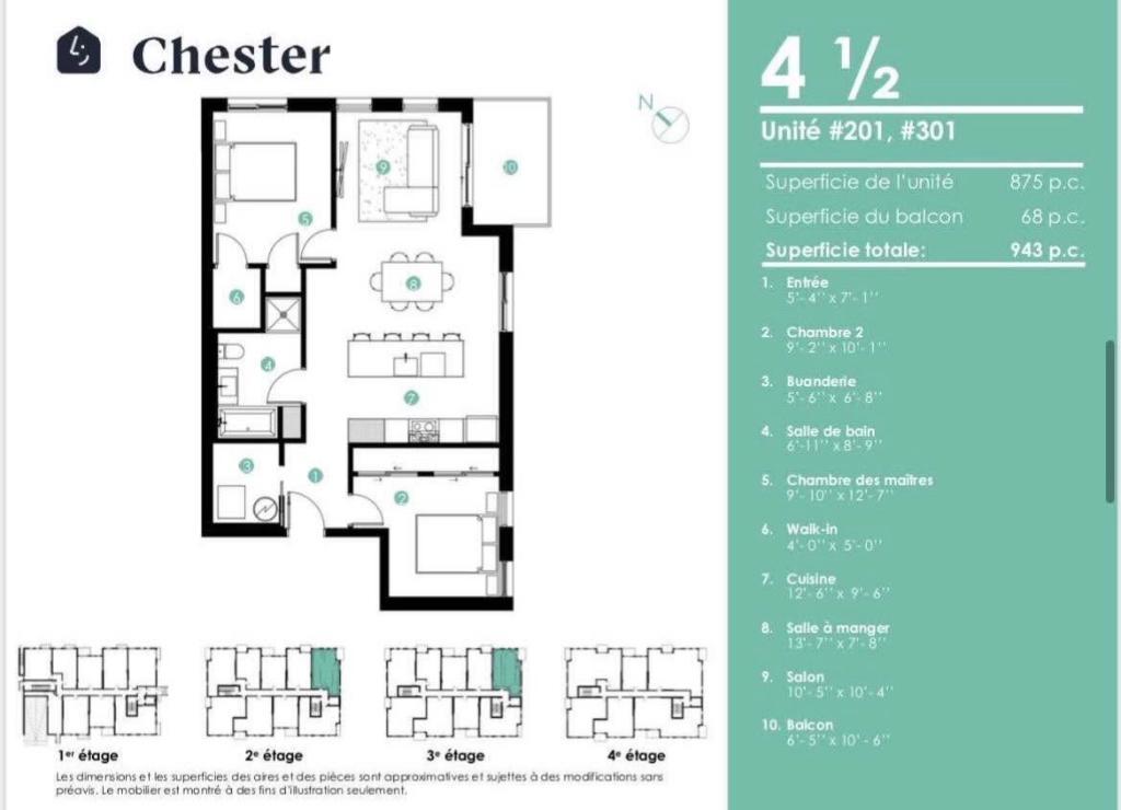 NOUVEAU PROJET - 116 rue St-Jean-Baptiste, 4 1/2 à Valleyfield 3
