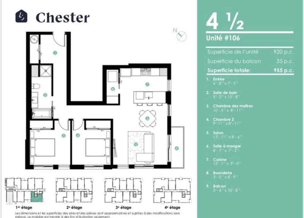 NOUVEAU PROJET - 116 rue St-Jean-Baptiste, 4 1/2 à Valleyfield 4