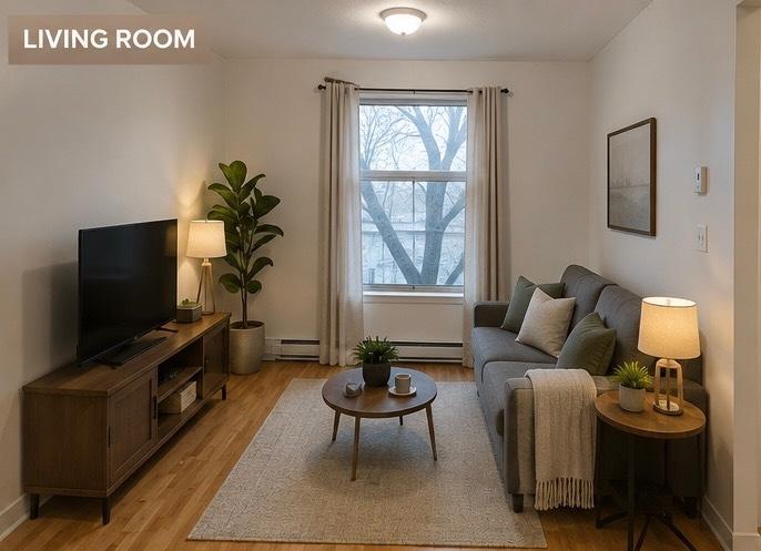 Deux chambres Récemment rénovées cette année. 3