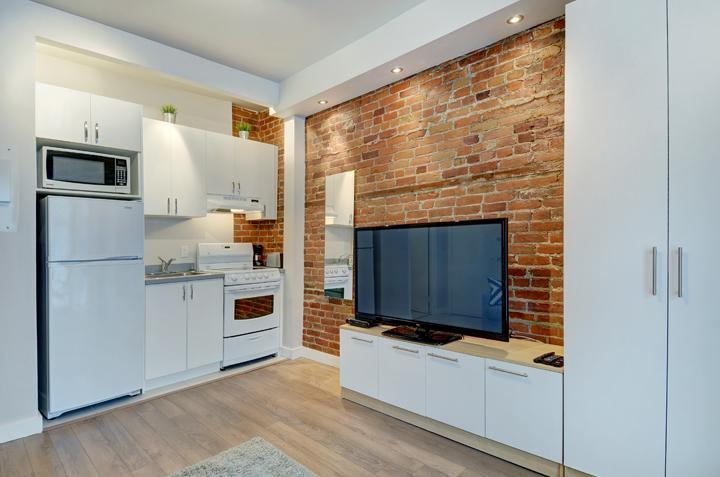 Loft studio entièrement meublé à louer Saint-Jean-Baptiste novembre 2026 2