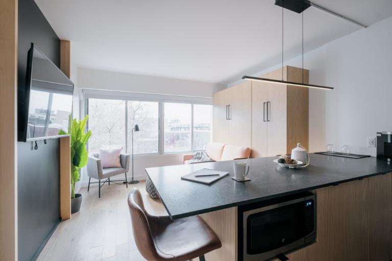 Loft studio entièrement meublé à louer Saint-Jean-Baptiste janvier 2026 5