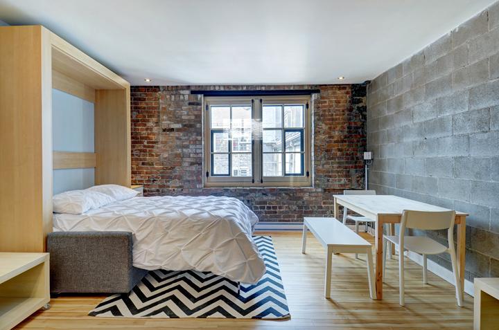 Loft studio entièrement meublé à louer Vieux-Québec décembre 2026 3