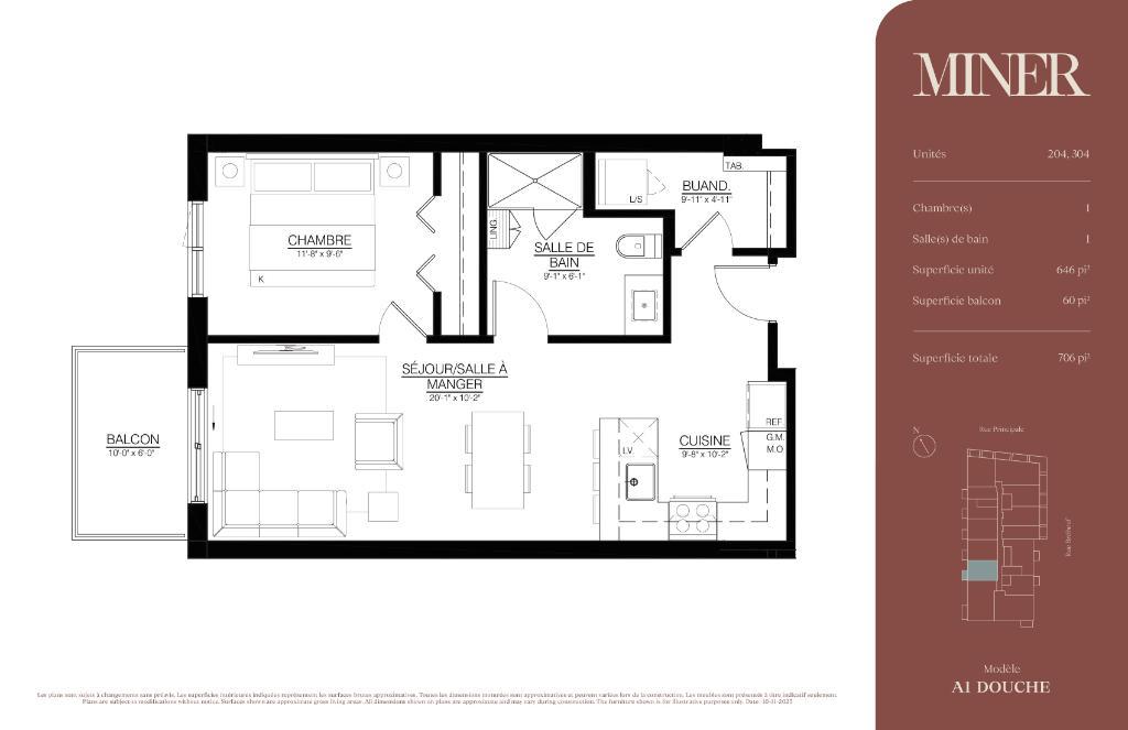 Le Miner – Votre nouveau chez-vous, près de tout à Granby - Condo / appartement / logement à louer 5
