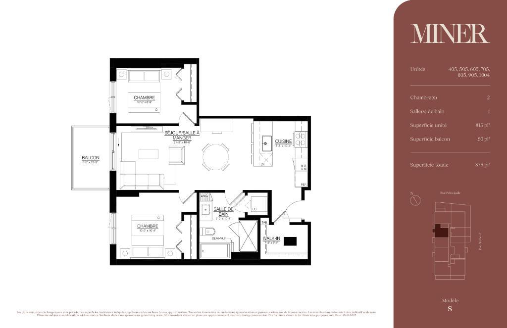 Le Miner – Votre nouveau chez-vous au coeur de Granby - condo / appartement / logement à louer 5