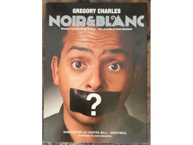 DVD du spectacle de musique noir et blanc de Gregory Charles