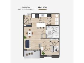 1 CH - 1 SDB - Gatineau - $2,030 /mo