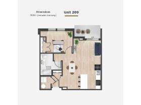 1 CH - 1 SDB - Gatineau - $1,750 /mo