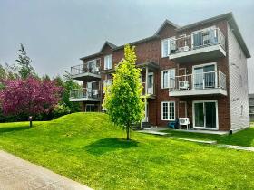 SUPERBE appartement style CONDO récent, grand 4 1/2 (1005 p.c.), dans un environnement paisible et très recherché,  à seulement 9 ms de Québec.