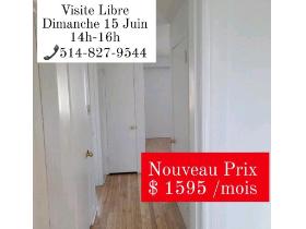 Spacious 4 1/2 appartement in Chomedey Laval 
