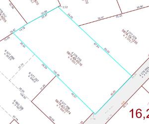 Terrain de 45,455 p.c. près pour Construire avec service — photo 3