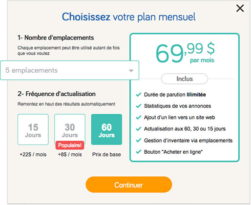 Step 4. Choose the monthly plan.